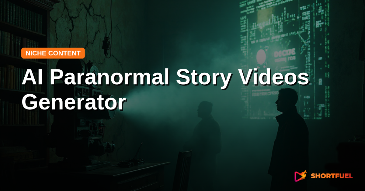 AI Paranormal Story Videos Generator